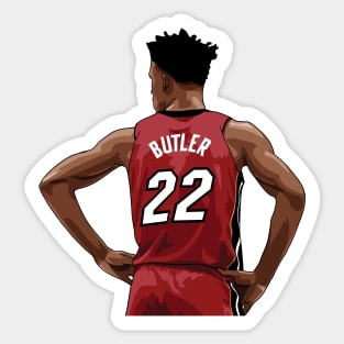 Jimmy Butler Vector Back Sticker